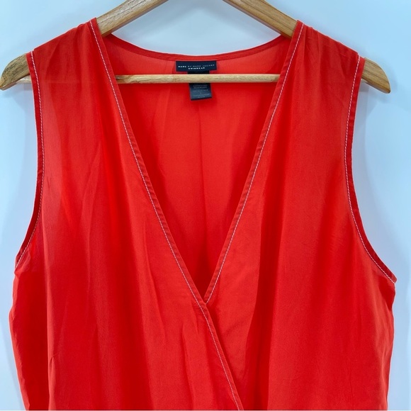 Marc by Marc Jacobs Silk Beach Romper Swim Cover Size Large - Picture 2 of 12